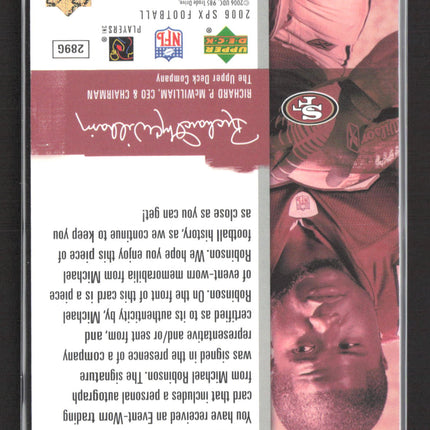 2006 Upper Deck SPx Michael Robinson #211 101/350 SPx Auto Rookie Jersey Auto