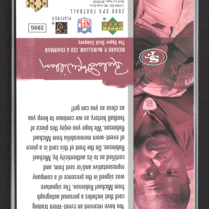 2006 Upper Deck SPx Michael Robinson #211 1570/1650  Rookie Jersey Auto