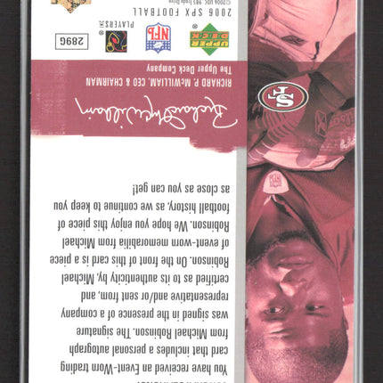 2006 Upper Deck SPx Michael Robinson #211 0103/1650 Rookie Jersey Auto