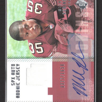 2006 Upper Deck SPx Michael Robinson #211 0327/1650 Rookie Jersey Auto