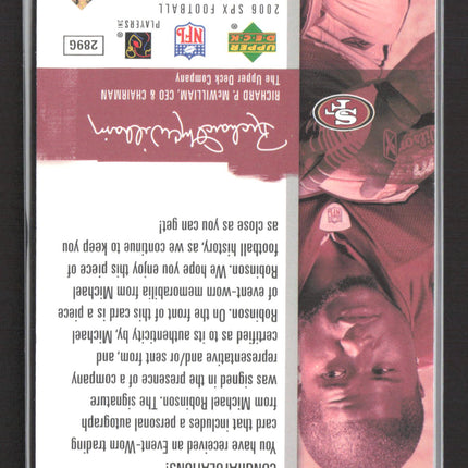 2006 Upper Deck SPx Michael Robinson #211 0839/1650 SPx Auto Rookie Jersey Auto
