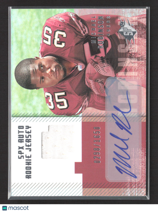 2006 Upper Deck SPx Michael Robinson #211 0298/1650 Jersey Auto