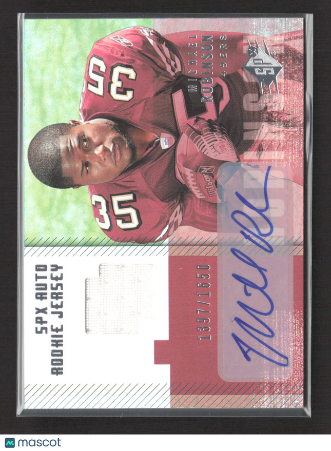 2006 Upper Deck SPx Michael Robinson #211 Autograph 1397/1650 Jersey Auto