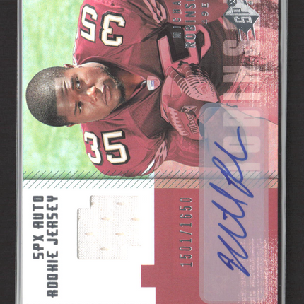 2006 Upper Deck SPx Michael Robinson #211 1501/1650 ROOKIE JERSEY Auto