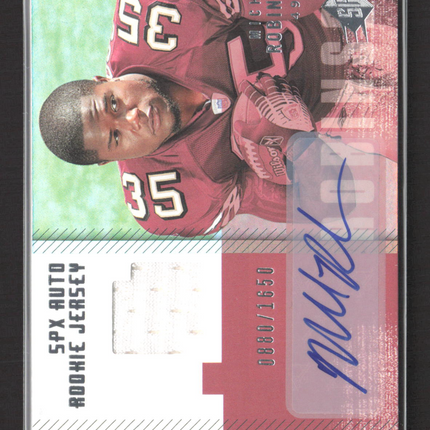 2006 Upper Deck SPx Michael Robinson #211 0880/1650 Rookie Jersey Auto