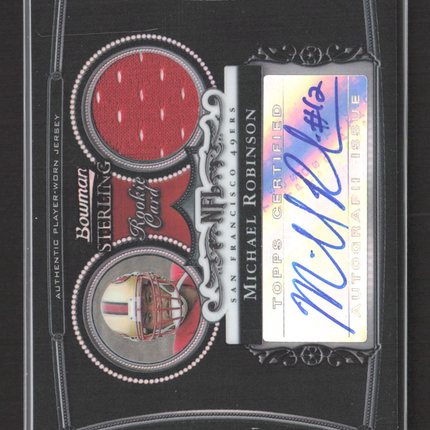 2006 Bowman Sterling Michael Robinson #BS-MR Black Refractor Jersey Auto /25