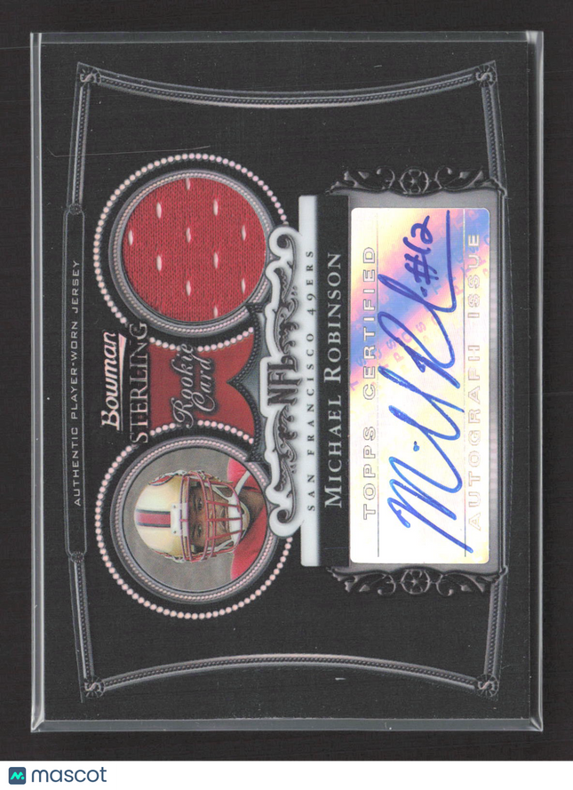 2006 Bowman Sterling Michael Robinson #BS-MR Black Refractor Jersey Auto /25