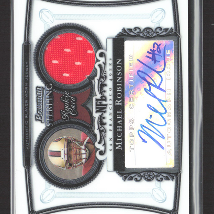 2006 Bowman Sterling Michael Robinson #BS-MR Authentic Player-Worn Jersey Auto