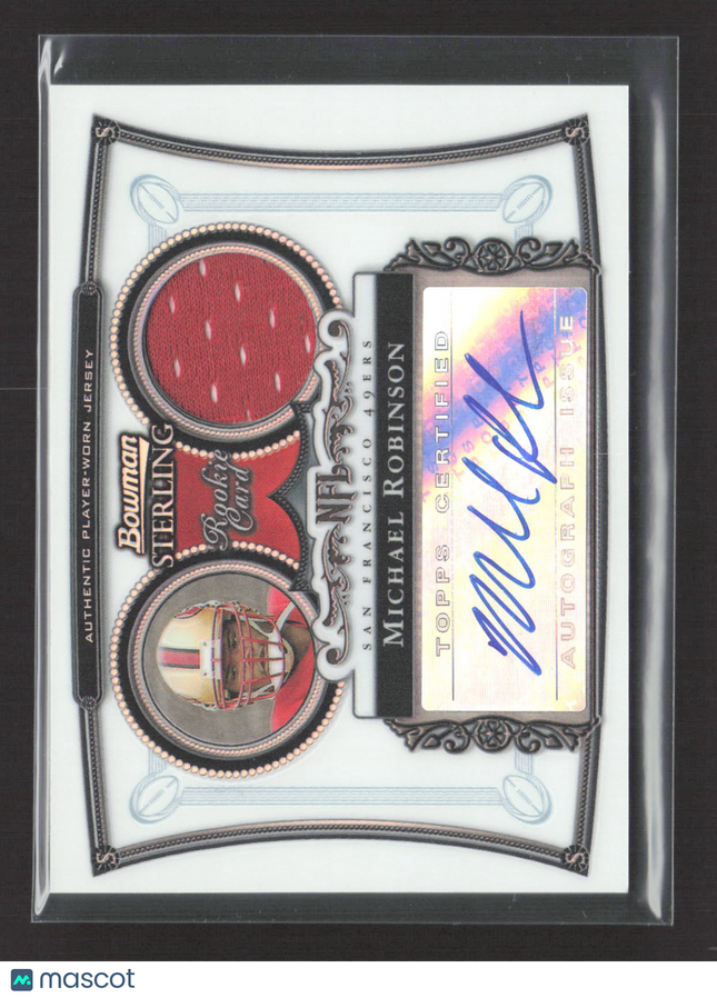 2006 Bowman Sterling Michael Robinson #BS-MR Refractor Jersey Auto /199