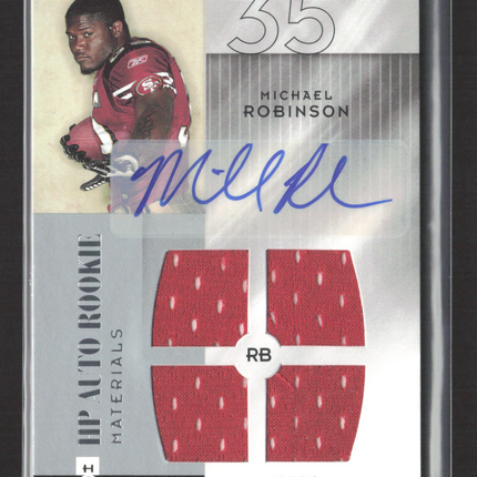 2006 Fleer Hot Prospects Michael Robinson #219 HP Auto Rookie Jersey Auto /999