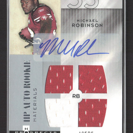 2006 Fleer Hot Prospects Michael Robinson #219 HP Auto Rookie Auto /999