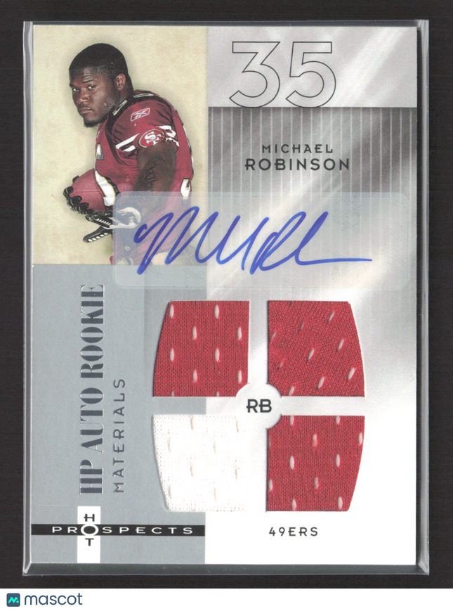 2006 Fleer Hot Prospects Michael Robinson #219 HP Auto Rookie Auto /999