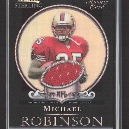 2006 Bowman Sterling Michael Robinson #BS-MR Refractor Black Jersey /25