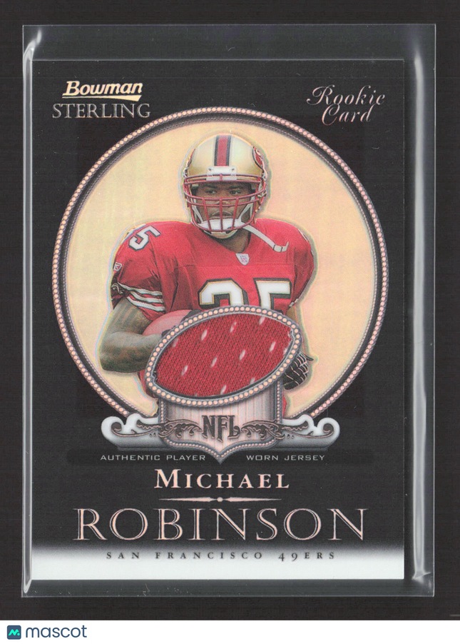 2006 Bowman Sterling Michael Robinson #BS-MR Refractor Black Jersey /25