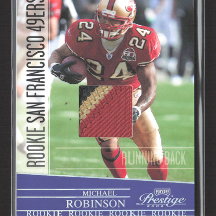 2008 Playoff Prestige Michael Robinson #227  Jersey Patch /100