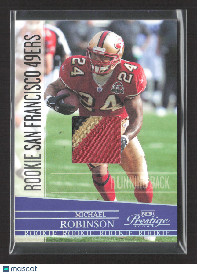 2008 Playoff Prestige Michael Robinson #227  Jersey Patch /100