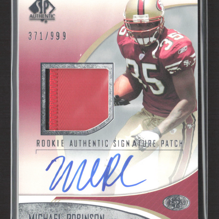 2006 Upper Deck SP Authentic Michael Robinson #250 Rookie Patch 371/999 Auto