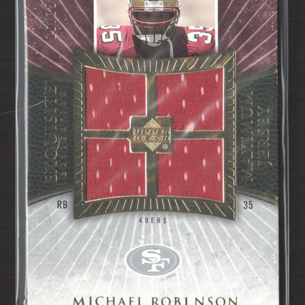 2006 Upper Deck Exquisite Collection Maximum Jersey Michael Robinson #XXL-MR /35