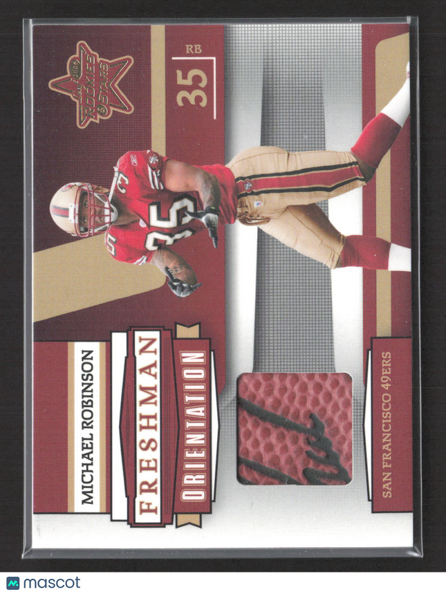 2006 Rookies & Stars Freshman Orientation Michael Robinson #FO-30 Football /175