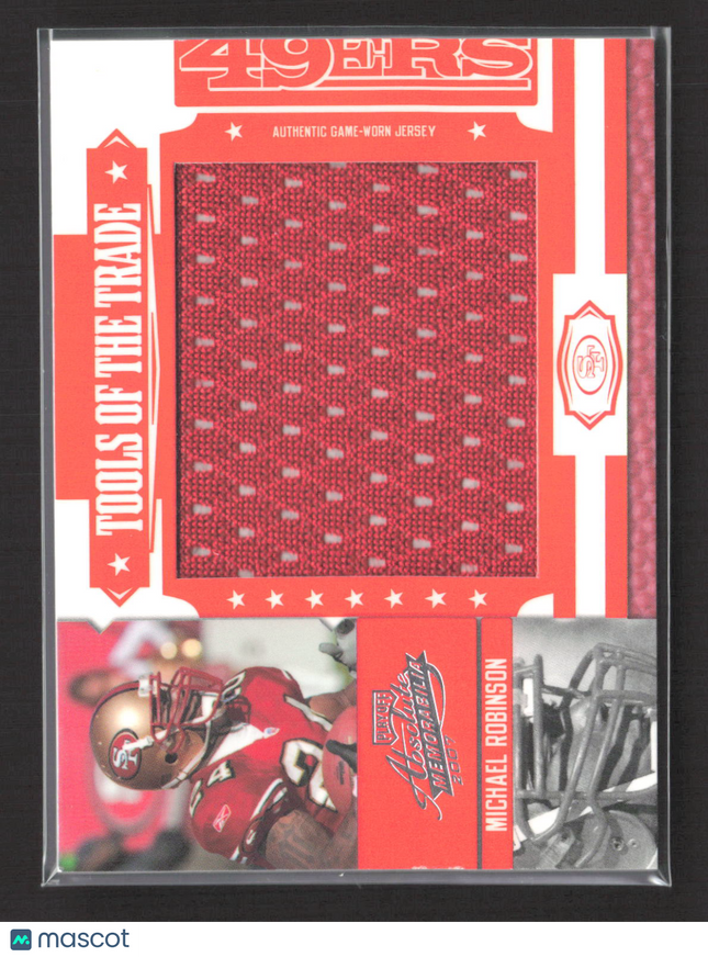 2007 Absolute Tools of the Trade Michael Robinson #TOT-110 Jersey 28/50