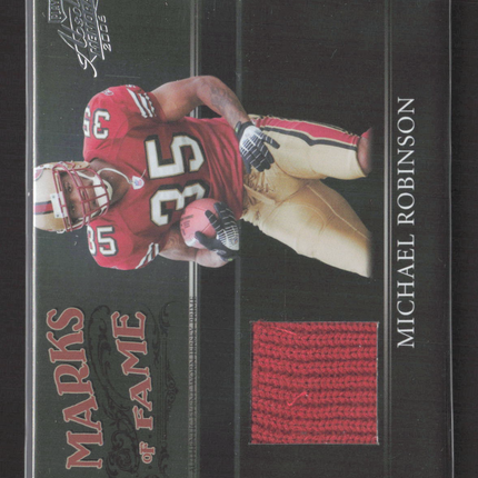 2006 Playoff Absolute Marks of Fame Michael Robinson #MF-43 Jersey /50