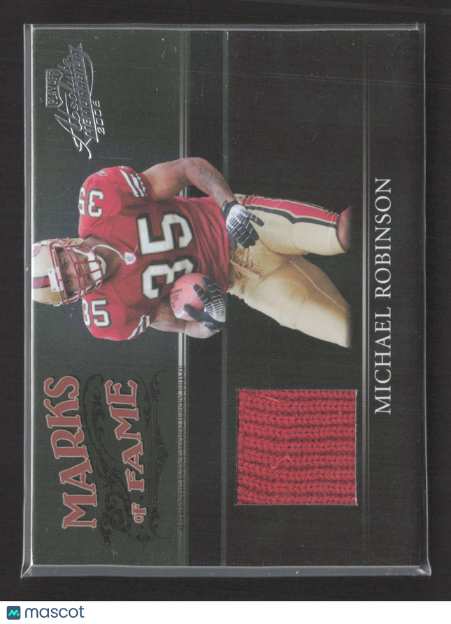 2006 Playoff Absolute Marks of Fame Michael Robinson #MF-43 Jersey /50