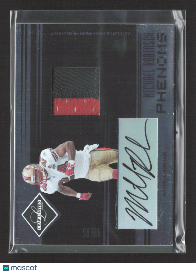 2006 Leaf Limited Phenoms Michael Robinson #280 Patch auto /100