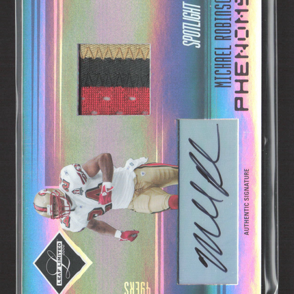 2006 Leaf Limited Spotlight Phenoms Michael Robinson #280 Silver Patch Auto /25