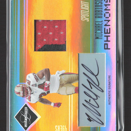 2006 Leaf Limited Phenoms Spotlight Michael Robinson #280 Gold Patch Auto /10