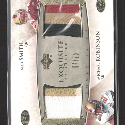 2006 Upper Deck Exquisite Michael Robinson Alex Smith #ECP-SR Combo Patch /25