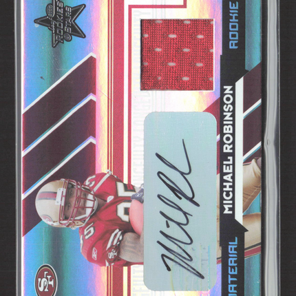 2006 Leaf Rookies & Stars Longevity Michael Robinson #264 Jersey Patch Auto /10