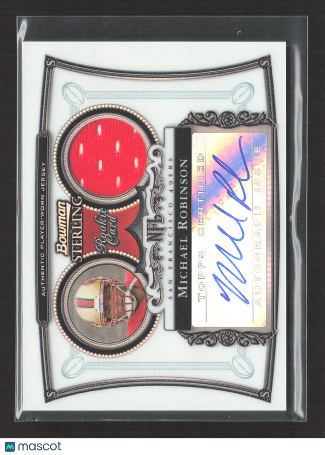 2006 Bowman Sterling Michael Robinson #BS-MR Refractor Jersey Auto /199