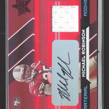 2006 Rookies & Stars Longevity Michael Robinson #264 Jersey Patch Auto /50