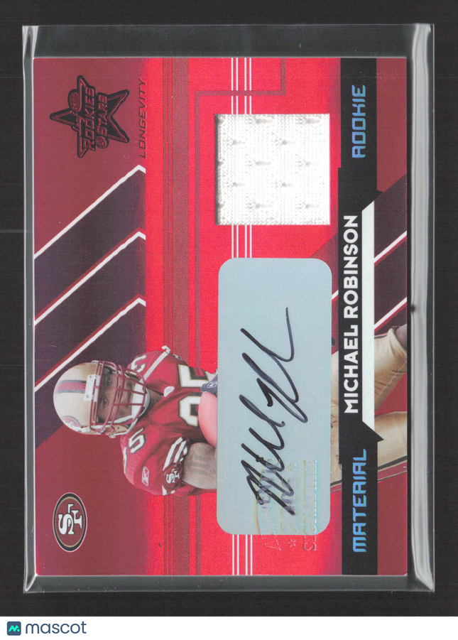 2006 Rookies & Stars Longevity Michael Robinson #264 Jersey Patch Auto /50