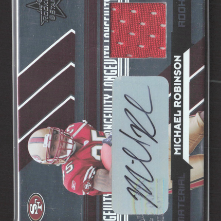 2006 Donruss Rookies & Stars Longevity Michael Robinson #264 Jersey Auto /15