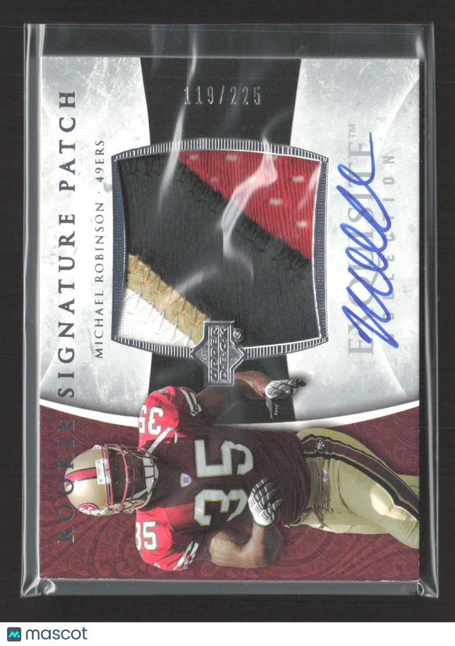 2006 Upper Deck Exquisite Collection Michael Robinson #129 119/225 Patch Auto