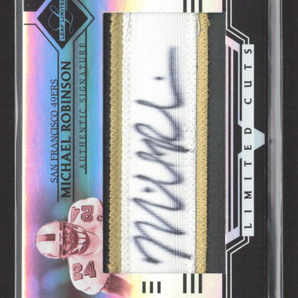 2006 Leaf Limited Limited Cuts Michael Robinson #LC-23 21/30 Patch Auto