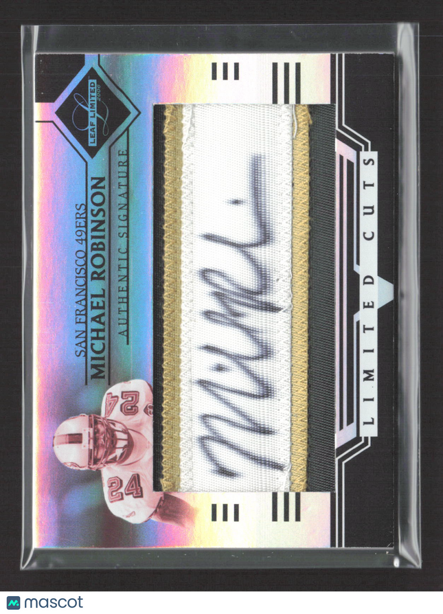 2006 Leaf Limited Limited Cuts Michael Robinson #LC-23 21/30 Patch Auto