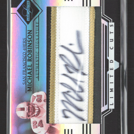2006 Leaf Limited Limited Cuts Michael Robinson #LC-23 12/30 Auto Patch
