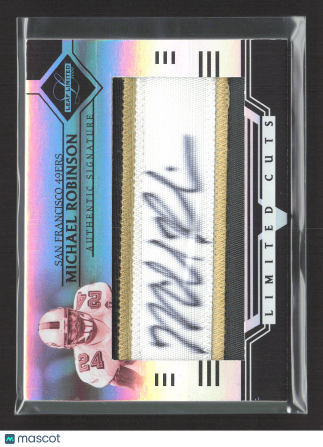 2006 Leaf Limited Limited Cuts Michael Robinson #LC-23 12/30 Auto Patch