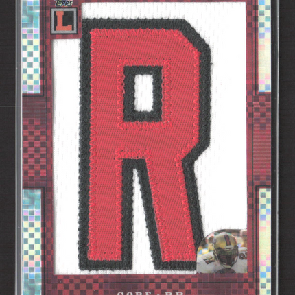 2008 Topps Letterman Football Frank Gore #LP-FG 2/3 Xfractor Letterman Patch