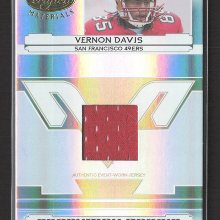 2006 Leaf Certified Materials Freshman Fabric Vernon Davis #213 Jersey /550