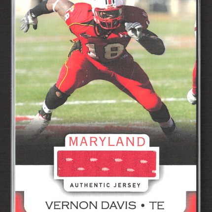 2005 SA-GE HIT Vernon Davis #VD Authentic Jersey