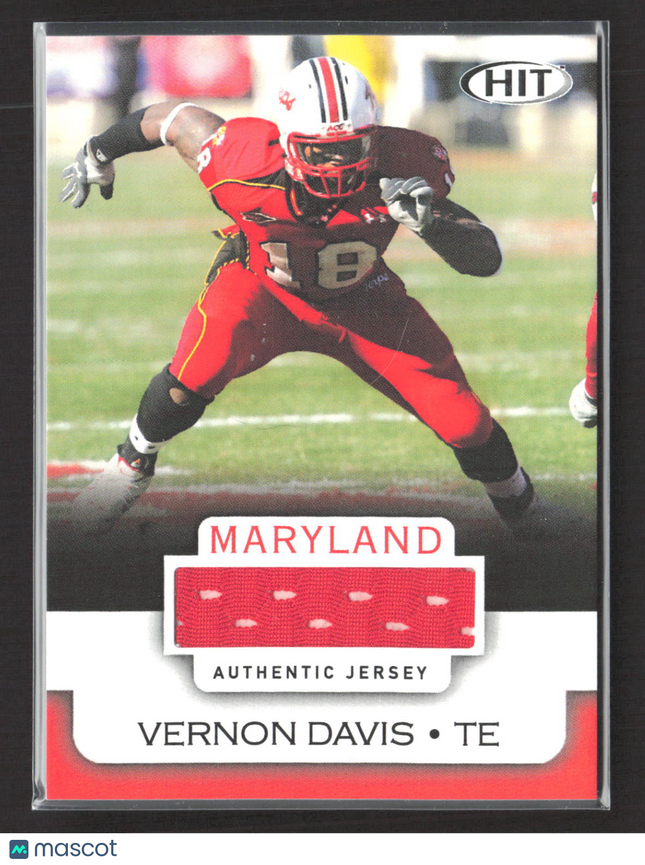 2005 SA-GE HIT Vernon Davis #VD Authentic Jersey