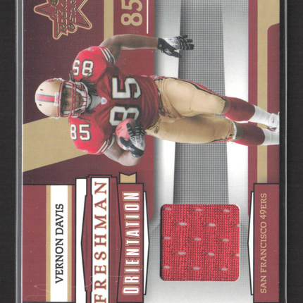 2006 Rookies & Stars Freshman Orientation Vernon Davis #FO-25 Jersey