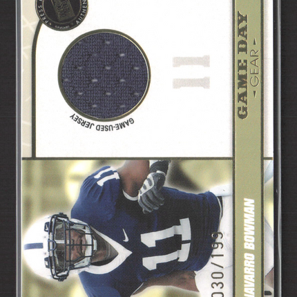 2010 Press Pass Game Day Gear NaVorro Bowman #GDG-NB 030/199 Game-Used Jersey