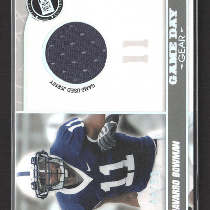 2010 Press Pass Game Day Gear NaVorro Bowman #GDG-NB 44/99 Game-Used Jersey