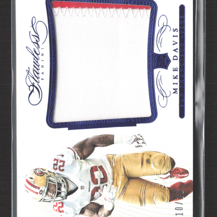 2016 Panini Flawless Mike Davis #RP-MD Patch 10/20