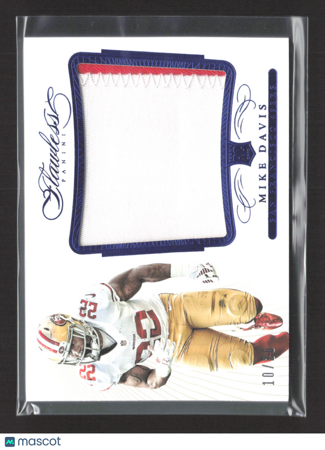 2016 Panini Flawless Mike Davis #RP-MD Patch 10/20