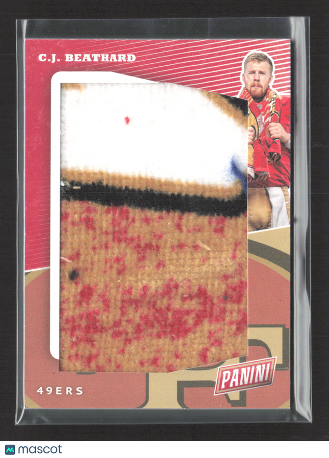 2017 Panini The National C.J. Beathard #11 Player-used swatch of towel Patch